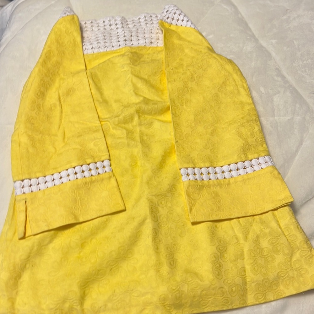 Lilly Pulitzer yellow blouse